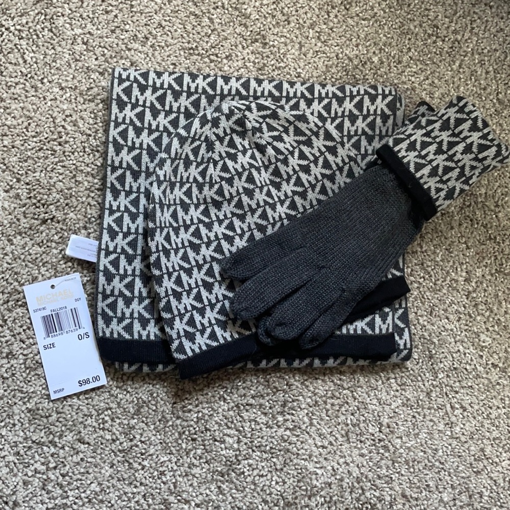 MK Scarf, Hat, Gloves